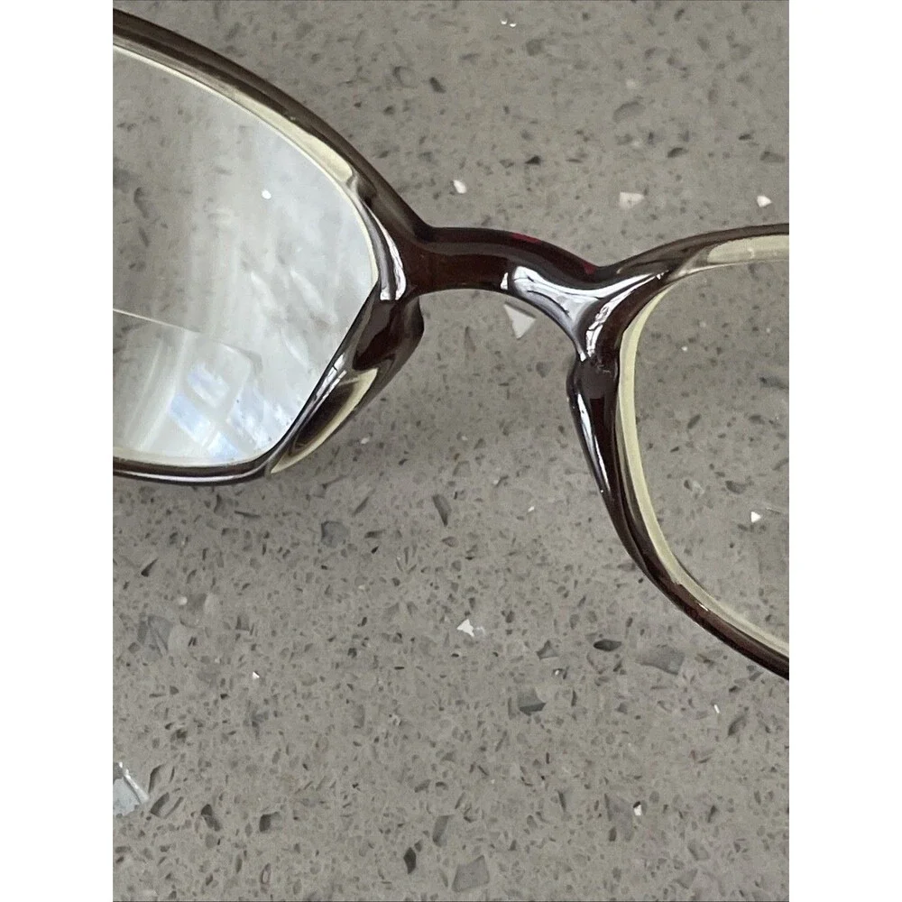 Gramercy Grey Crystal 51-18-140 Plastic Eyeglasses Frames ONLY full rim oval